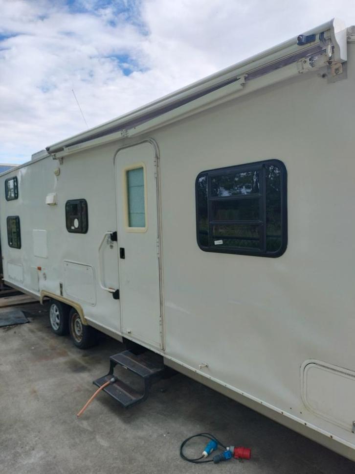 Amerikaanse caravan, Caravans en Kamperen, Caravans, Particulier, Stapelbed, Ophalen