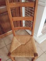 Rieten stoelen puur eik, Antiek en Kunst, Ophalen