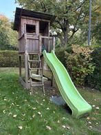 Houten speelhuisje, Kinderen en Baby's, Ophalen, Zo goed als nieuw, Glijbaan