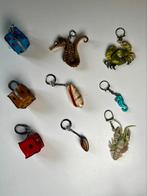 Vintage Sleutelhangers Zeedieren en Dobbelstenen, Ophalen of Verzenden, Dier of Natuur