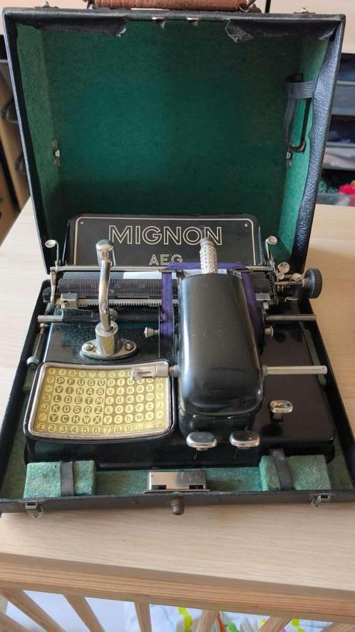 Te koop: Zeldzame AEG Mignon Typemachine (1923), Antiek en Kunst, Antiek | Kantoor en Zakelijk, Ophalen
