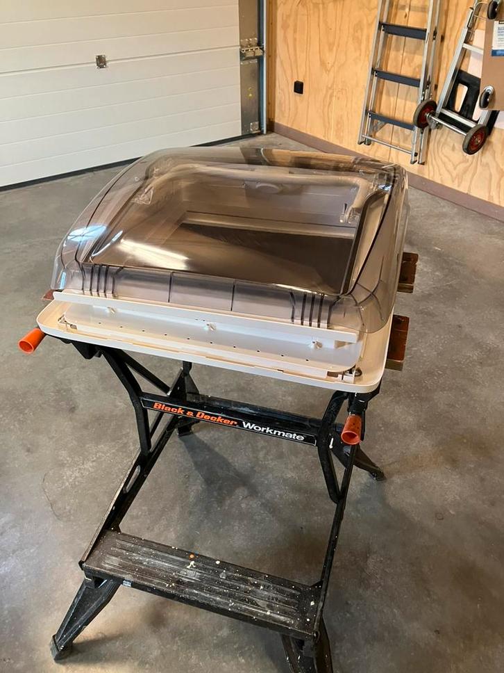 Camper/caravan dakkoepel +verduistering: prijs verlaagd, Caravans en Kamperen, Mobilhome-accessoires, Nieuw, Ophalen