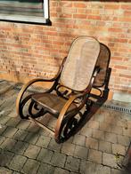 Rotan Schommelstoel vintage thonet stijl, Huis en Inrichting, Ophalen of Verzenden, Zo goed als nieuw, Hout, Vintage