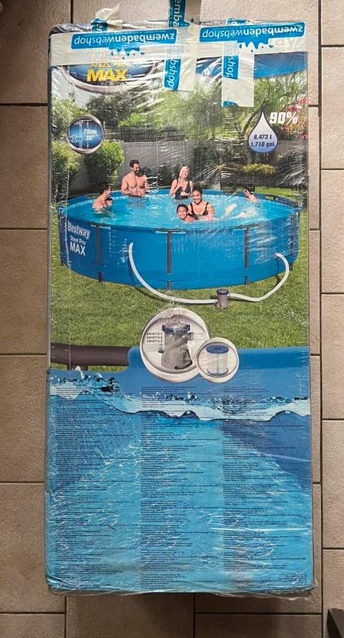 Zwembad Bestway Steel Pro Max (nieuw), Tuin en Terras, Zwembaden, Nieuw, Opzetzwembad, Minder dan 80 cm, 200 tot 400 cm, 300 cm of meer