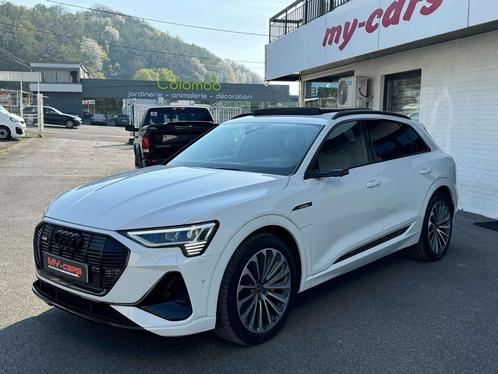 Audi Q8 e-tron E-TRON 55 ÉLECTRIQUE PANO GPS CUIR LED FULL, Auto's, Audi, Bedrijf, Te koop, Q8 e-tron, 360° camera, ABS, Achteruitrijcamera