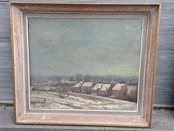 Huile sur toile signe maurice jansegers beschikbaar voor biedingen