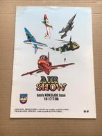 Programmaboekje - Air show -  Basis Koksijde - 07/1988., Ophalen of Verzenden, Zo goed als nieuw, Boek of Tijdschrift