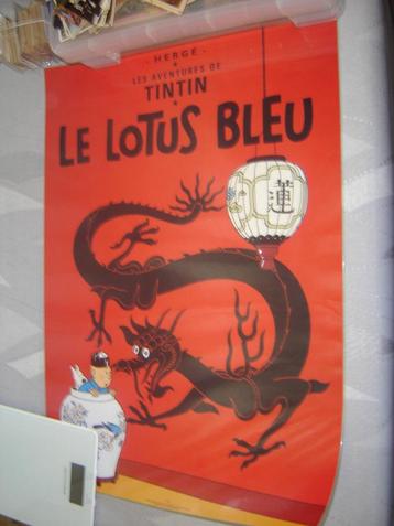 Kuifje TinTin 6 posters in prachtstaat  beschikbaar voor biedingen
