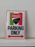 Plaque émaillée Ducati Parking Only, Enlèvement ou Envoi, Neuf, Panneau publicitaire