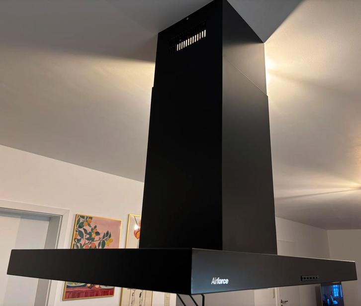 Hotte à charbon Air Force, Electroménager, Hottes, Comme neuf, Autoportant, 600 à 800 m³/h, Enlèvement