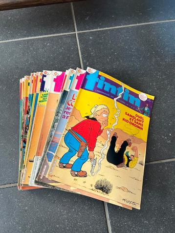 Revue Tintin 39 année du numéro 8 à 33 manque le 30