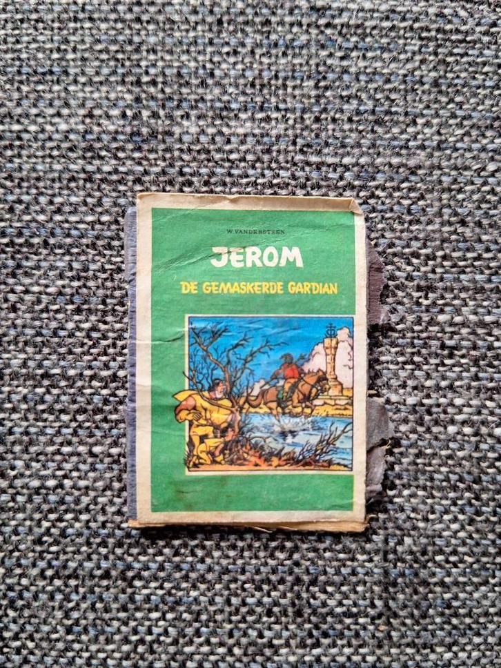 Vandersteen Jerom - Luciferlabel gemaskerde gardian, Collections, Personnages de BD, Utilisé, Autres types, Bob et Bobette, Enlèvement ou Envoi