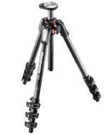 Manfrotto Carbone MT190 + Rotule Pro Vidéo Fluide MVH502AH, Audio, Tv en Foto, Ophalen, Gebruikt, Driepoot, 150 tot 175 cm