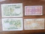 4 oude bankbiljetten 1938->1943->1948, Postzegels en Munten, Ophalen of Verzenden