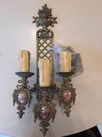 Antieke koperen wandapplique, Maison & Meubles, Lampes | Appliques, Enlèvement, Comme neuf