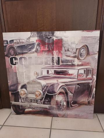 Golden autoframe op canvas beschikbaar voor biedingen