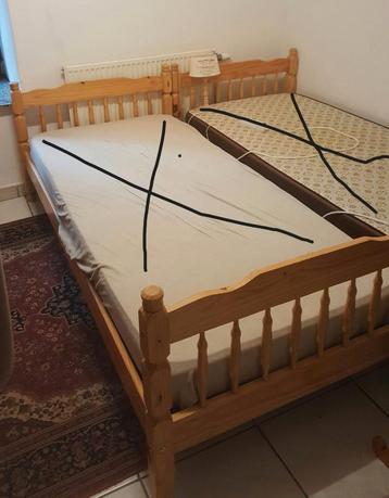 2 X 1 persoon bed  beschikbaar voor biedingen