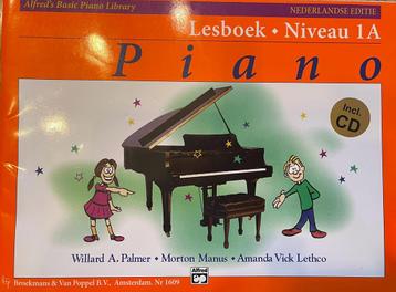 Lesboek Niveau 1A piano
