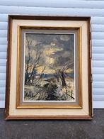 huile sur toile signe emile lammers, Antiek en Kunst, Ophalen of Verzenden