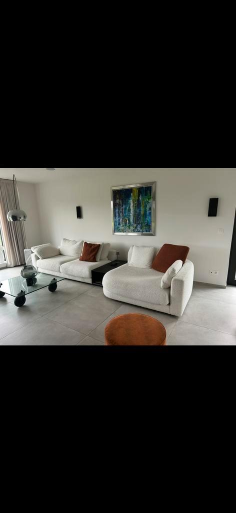 Salon Olta Stone, Huis en Inrichting, Zetels | Zetels, Zo goed als nieuw, Rechte bank, Vierpersoons of meer, 300 cm of meer, 100 tot 125 cm