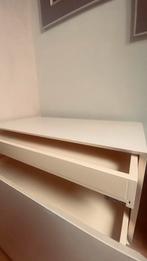 Salontafel op wielen met onderverdeling, Ophalen, Gebruikt, 100 tot 150 cm, 50 tot 75 cm