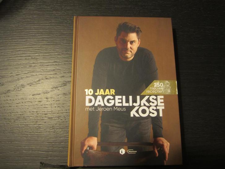 10 jaar dagelijkse kost met Jeroen Meus -250 nieuwe recepten, Boeken, Kookboeken, Gezond koken, Vegetarisch, Ophalen of Verzenden
