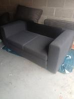 Zetelbed, Gris, Comme neuf, Deux personnes, 190 cm ou moins