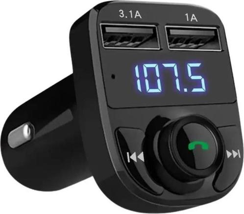 X8 Bluetooth FM-Transmitter | Carkit | 2 USB-poorten | Muzie, Audio, Tv en Foto, Soundbars, Nieuw, Bluetooth, Ophalen
