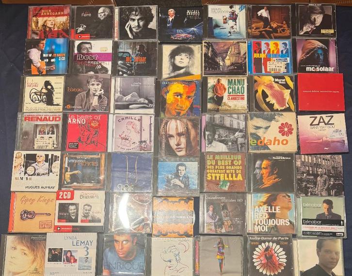 CD collection particulière / Lot 18 / 128 CD Français, CD & DVD, CD | Francophone, Utilisé, Enlèvement ou Envoi