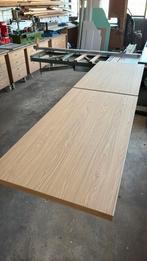 Werkbladen in kleur licht eik, Ophalen, Nieuw, 25 tot 50 mm, Minder dan 200 cm