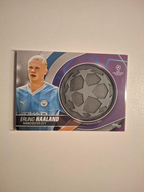 Haaland Manchester City Metalen Champions League embleem, Hobby en Vrije tijd, Stickers en Plaatjes, Zo goed als nieuw, Ophalen of Verzenden