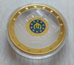 Silver & Gold Plated EURO GIANTS - 10 Jaar Euro - Proof, Losse munt, Verzenden