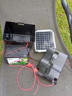 Batterie solaire, filet électrifié pour ovins, Ophalen
