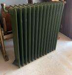 Radiator vintage groen, Doe-het-zelf en Bouw, Verwarming en Radiatoren, Ophalen, Gebruikt, Radiator