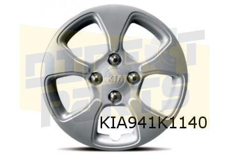 Kia Picanto Wieldoppen set (4x) 14'' (zilver) Origineel! 1YF, Auto diversen, Wieldoppen, Nieuw, Verzenden
