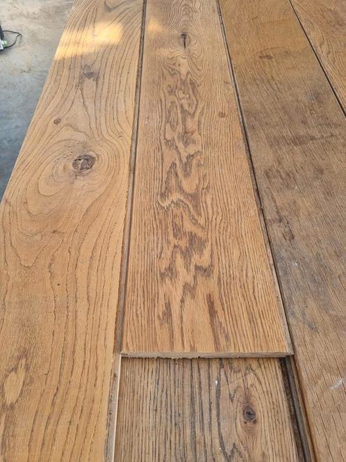 Eiken houtwn vloer 77 m2, Doe-het-zelf en Bouw, Vloerdelen en Plavuizen, Gebruikt, Vloerdelen of -planken, Hout, 150 cm of meer