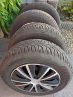 Winterbanden Uniroyal 195/65 R15 91T met velg, Auto-onderdelen, Banden en Velgen, Ophalen, Gebruikt, 15 inch, Banden en Velgen