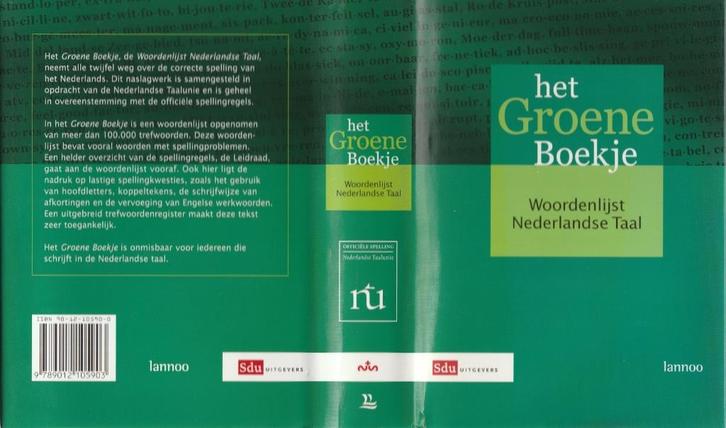 Het groene boekje  € 5,00 en € 19,00, Boeken, Woordenboeken, Zo goed als nieuw, Nederlands, Ophalen of Verzenden