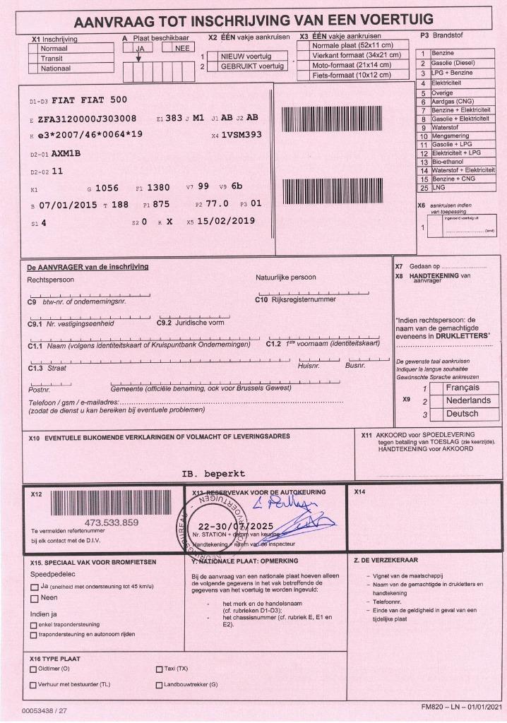 auto, Auto's, Fiat, Particulier, ABS, Airbags, Airconditioning, Centrale vergrendeling, Elektrische buitenspiegels, Electronic Stability Program (ESP)