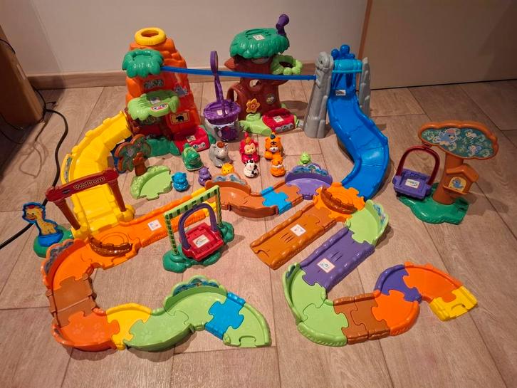 Vtech Zoef zoef avonturenjungle en dieren avonturenpaden, Kinderen en Baby's, Speelgoed | Vtech, Zo goed als nieuw, Ophalen