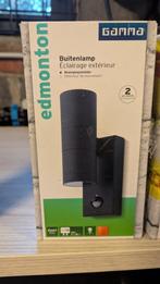 buitenlamp met bewegingssensor 2x, Tuin en Terras, Buitenverlichting, Ophalen, Inox, Bewegingssensor, Minder dan 50 watt