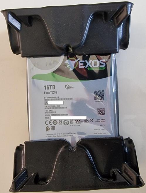 HDD Seagate exos 16 To, Computers en Software, Harde schijven, Gebruikt, Desktop, Intern, HDD, SATA, Ophalen