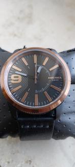 Diesel horloge, Overige materialen, Leer, Polshorloge, Zo goed als nieuw