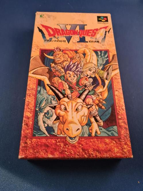 Super Famicom - Dragon Quest VI (Boxed), Games en Spelcomputers, Games | Nintendo Super NES, Gebruikt, Verzenden