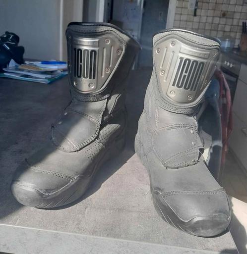 Icon 1000 retrograde motorboots, Motoren, Kleding | Motorkleding, Laarzen, Ophalen of Verzenden