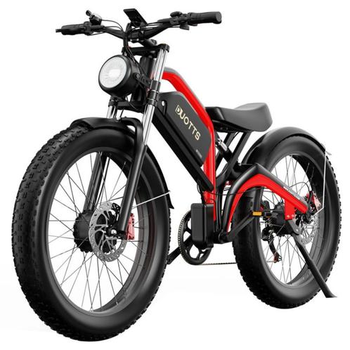 DUOTTS N26 750W*2 motoren elektrische fiets - zwart, Sport en Fitness, Overige Sport en Fitness, Nieuw, Verzenden