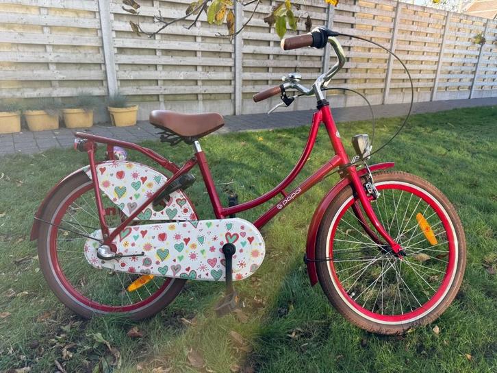 meisjesfiets popel 22 inch, Fietsen en Brommers, Fietsen | Meisjes, Zo goed als nieuw, 22 inch, Handrem, Versnellingen, Ophalen