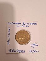Andaman & nicobar islands 5 rupees 2011geres guy, Ophalen of Verzenden