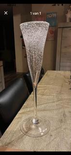 Glazen vaas met poot, Antiek en Kunst, Ophalen