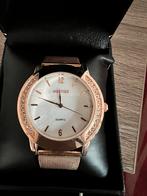 Horloge merk Mestige met Swarovski kristallen, Handtassen en Accessoires, Horloges | Dames, Met strass, Overige merken, Staal
